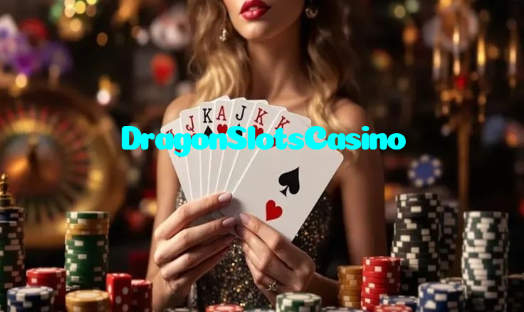 DragonSlotsCasino casino presented on mobile device in Pakistan with slots and live games